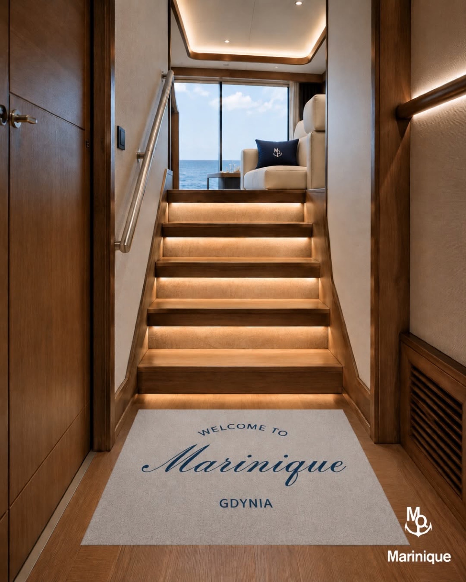 Marinique — personalny dywanik powitalny